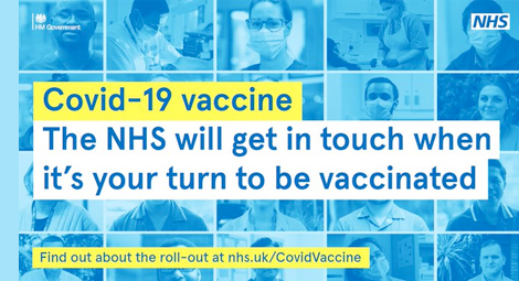 Covid-19 Vaccine The NHS Will get in touch when it
